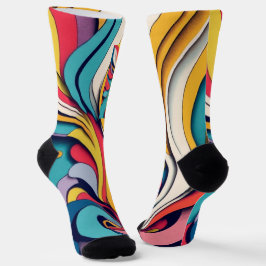Calcetines Diseño abstracto en