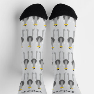 Calcetines Diseño de avestruz de zócalo