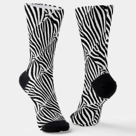 Calcetines Diseño de cebra en 