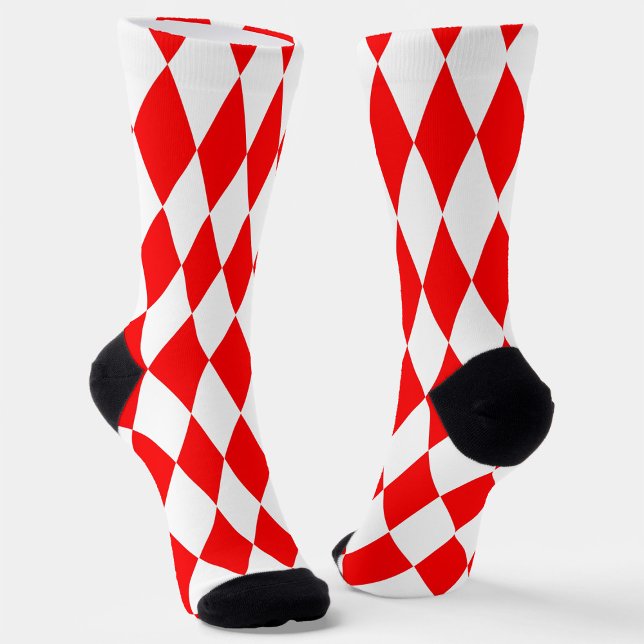 Calcetines Diseño de comprobadores de diamantes de Harlequin  (Subido por el creador)