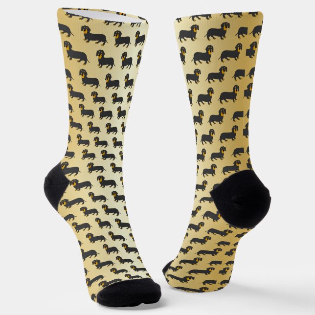 Calcetines Diseño de Dachshund (Angular)