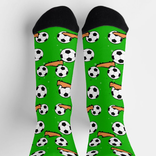 Calcetines Diseño de fútbol/fútbol