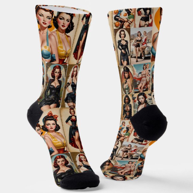 Calcetines Diseño de la colección de Chicas de anclaje clásic (Subido por el creador)