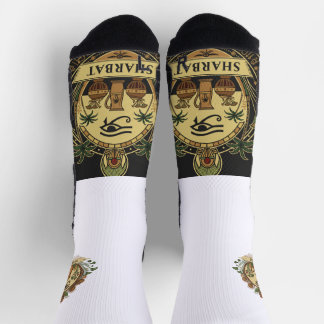 Calcetines Diseño de logotipo egipcio tradicional para Sharba