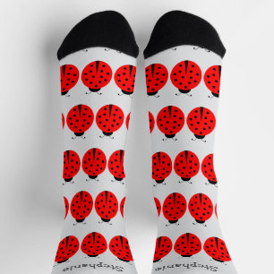 Calcetines Diseño de mariquita