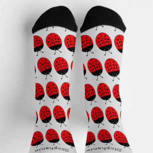 Calcetines Diseño de mariquita