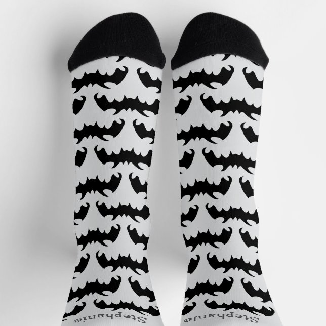 Calcetines Diseño de murciélago (Arriba)