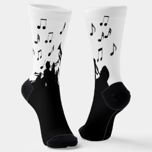 Calcetines Diseño de música de sección de bocinas