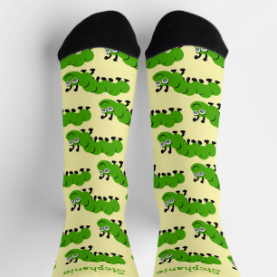 Calcetines Diseño de oruga de sockets