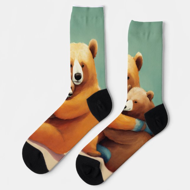 Calcetines Diseño de oso (Izquierda)