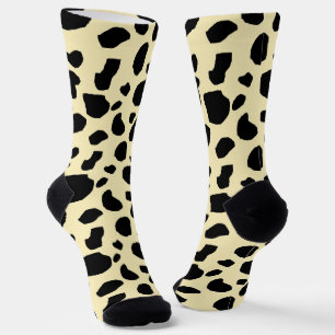 Calcetines Diseño de patrón de color de piel de animal de vac