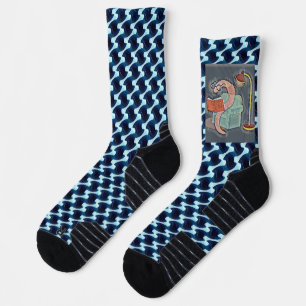 Calcetines Diseño de patrones abstractos modernos 1205 - Sock