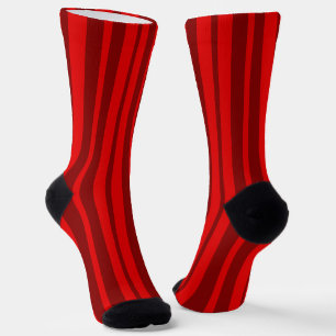 Calcetines Diseño de patrones de rayas estilizadas de color m