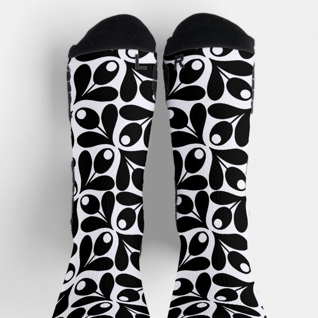 Calcetines Diseño de patrones florales (Arriba)