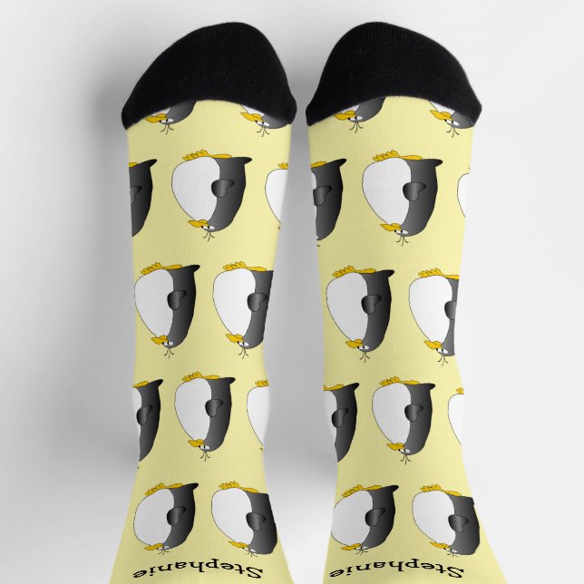 Calcetines Diseño de penguín Socks (Arriba)