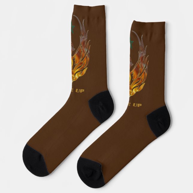 Calcetines Diseño de Phoenix (Izquierda)