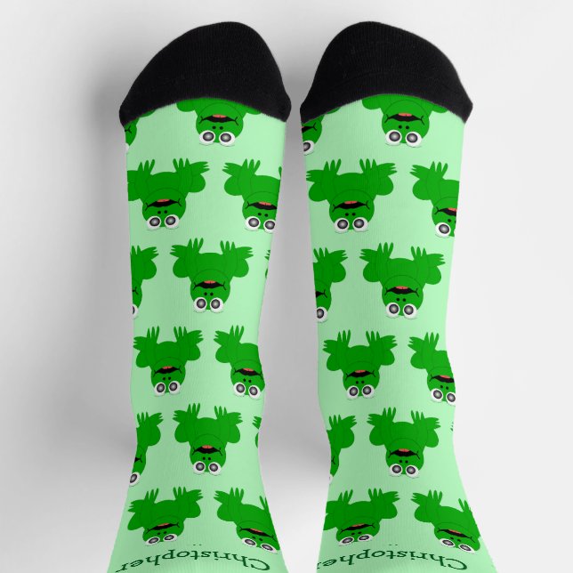 Calcetines Diseño de rana (Arriba)