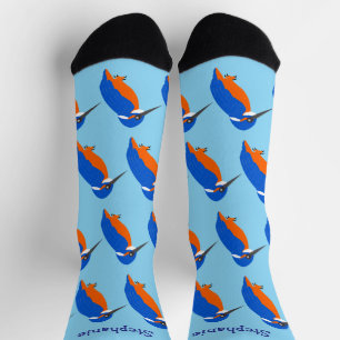 Calcetines Diseño de Socks Kingfisher