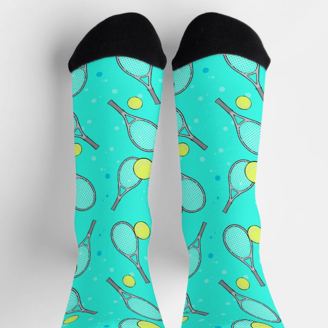 Calcetines Diseño de tenis (Arriba)