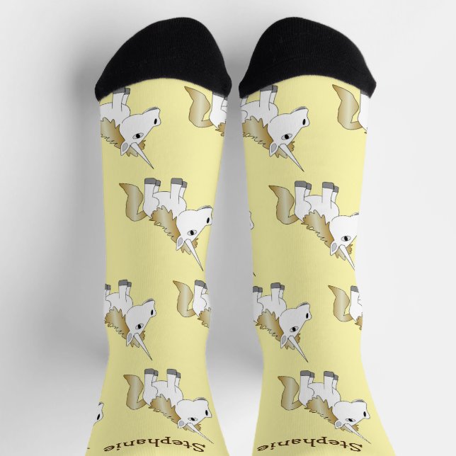 Calcetines Diseño de unicornio Socks (Arriba)