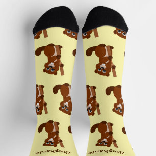 Calcetines Diseño del castor de sockets