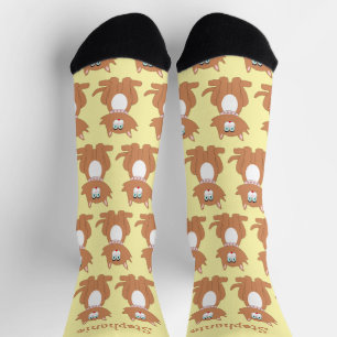 Calcetines Diseño del gato del jengibre Socks
