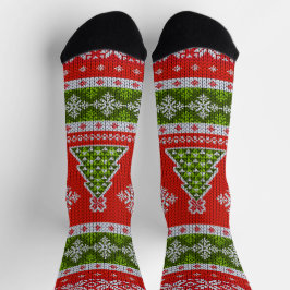 Calcetines Diseño Escandinavo Fiestas de Invierno Acogedoras