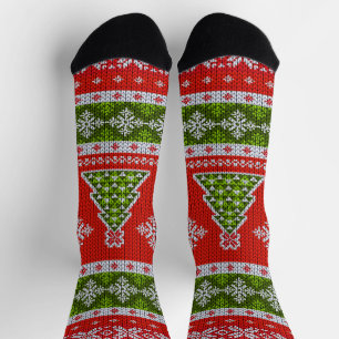 Calcetines Diseño Escandinavo Fiestas de Invierno Acogedoras
