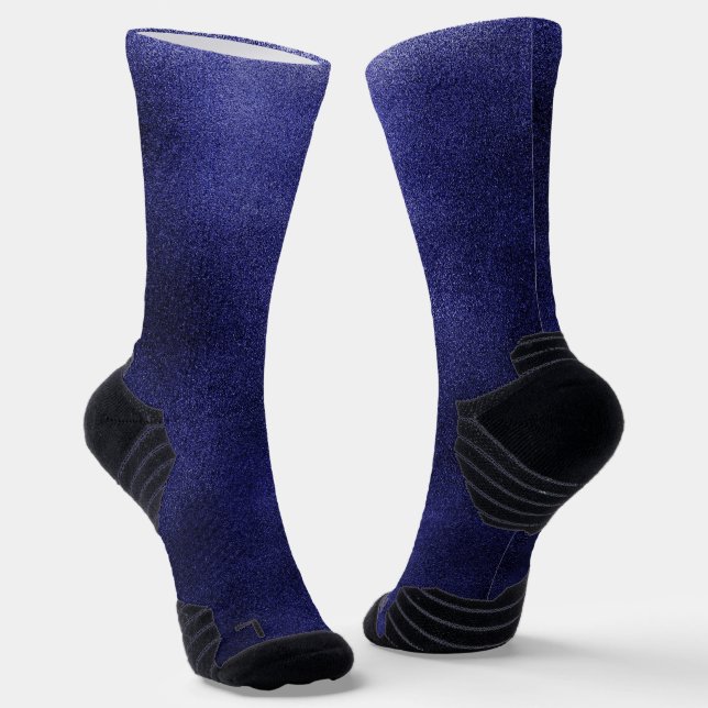 Calcetines Diseño falso falso azul (Angular)