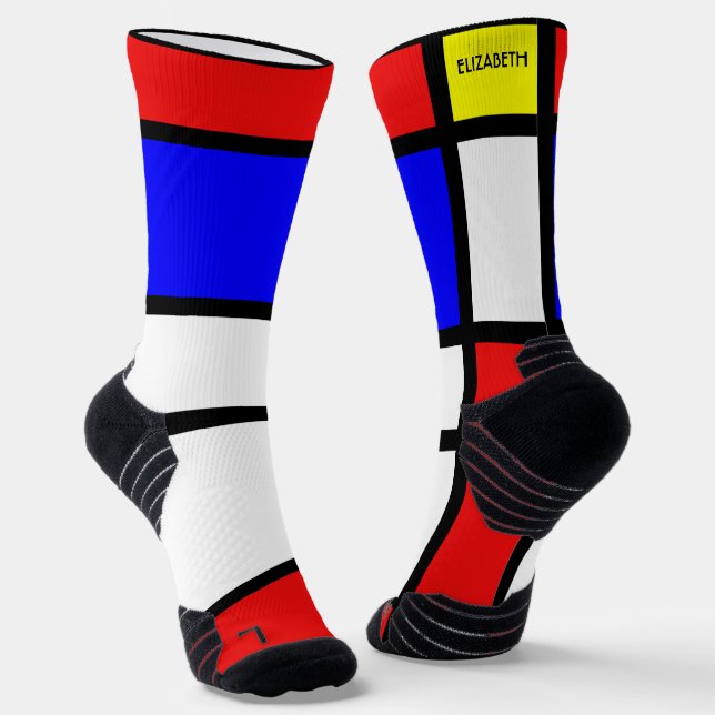 Calcetines Diseño geométrico inspirado en el arte moderno mon (Angular)