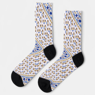 Calcetines Diseño impreso con patrón de bordado palestino