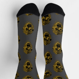 Calcetines Diseño musical de Gorilla Music Guay