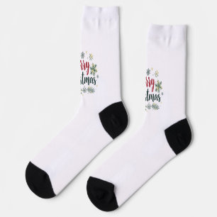 Calcetines Diseño Navideño Encantador de Invierno Acogedor