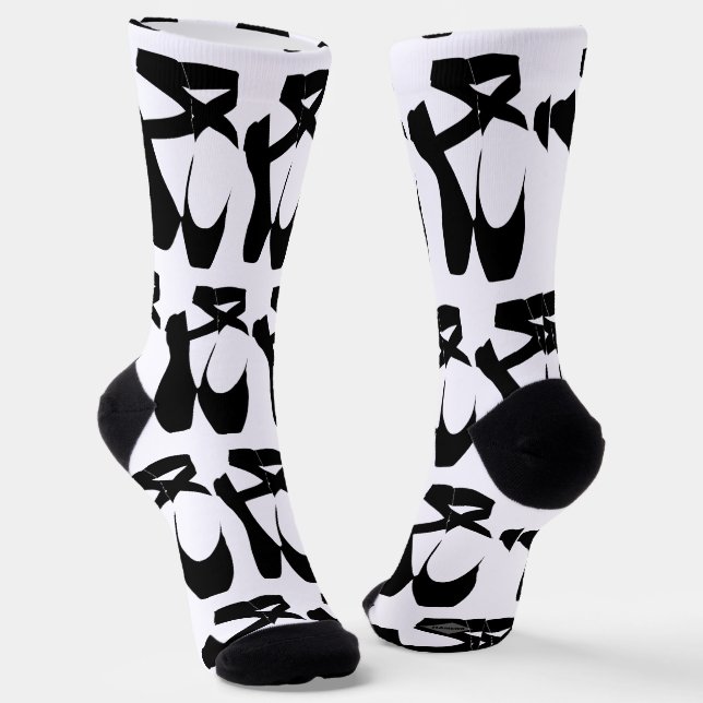 Calcetines Diseño personalizado Socks Ballet Slipper Design H (Angular)