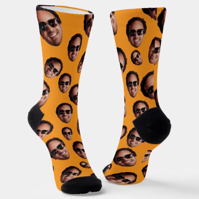 Calcetines Diversión Foto de Cara Personalizada (Angular)