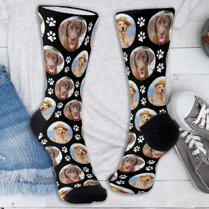 Calcetines Divertidas Medias Personalizadas de Perro con 2 Fo