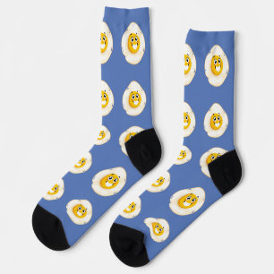 Calcetines Divertido Personalizado lindo Huevo Humor Comida P