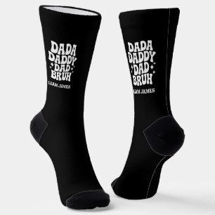 Calcetines Divertido regalo de papá papá papá papá papá Bruh 