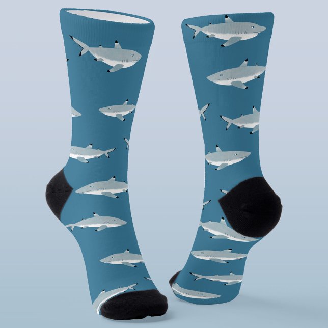 Calcetines Divertido tiburón (Black Tipped Reef Shark socks)