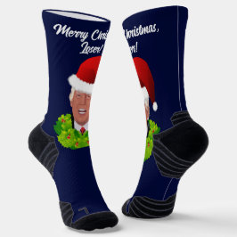 Calcetines Divertido Trump Navidades perdedor