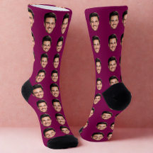 Calcetines divertidos con cara personalizada