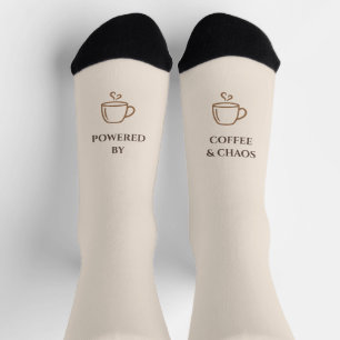 Calcetines Divertidos de Café para Mujeres   Impul