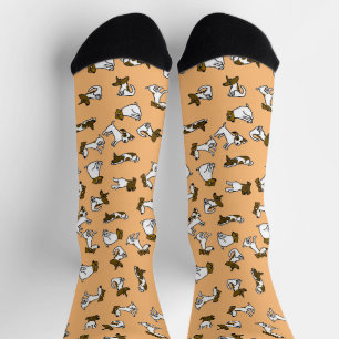 Calcetines divertidos de dibujos animados de Jack 