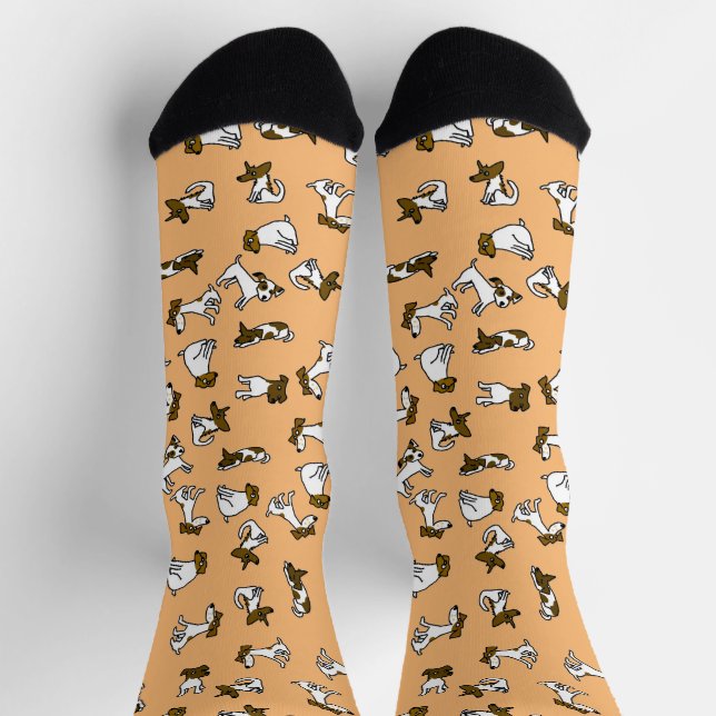 Calcetines divertidos de dibujos animados de Jack  (Arriba)
