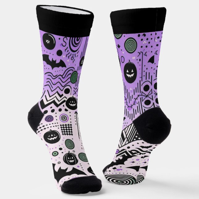 Calcetines divertidos de Halloween con nombre (Angular)