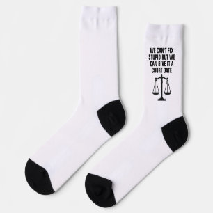 Calcetines divertidos para abogados, regalos único