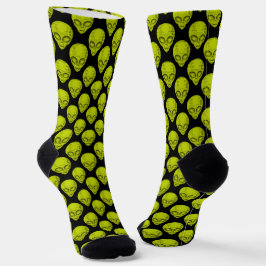 Calcetines divertidos y elegantes con tema espacia