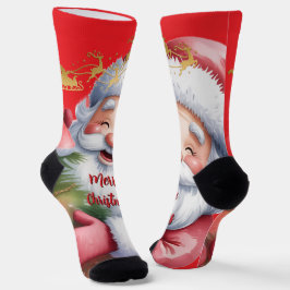 Calcetines Diviértete Santa Lindo & Tipografía