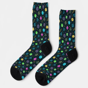 Calcetines DnD D20 Socks, Regalos Para Maestría De Maestros D