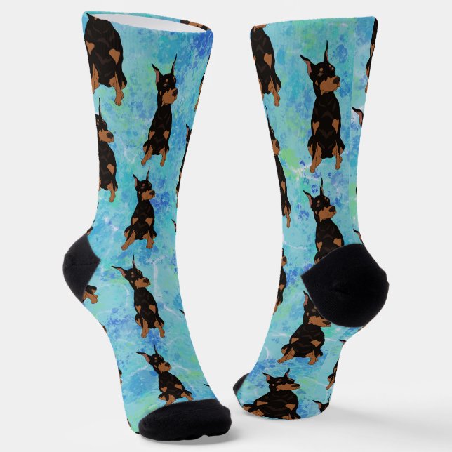 Calcetines Doberman Pinscher (Angular)